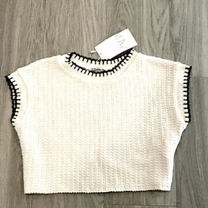 ZARA NWT SZ SM crochet top SOLD OUT ONLINE